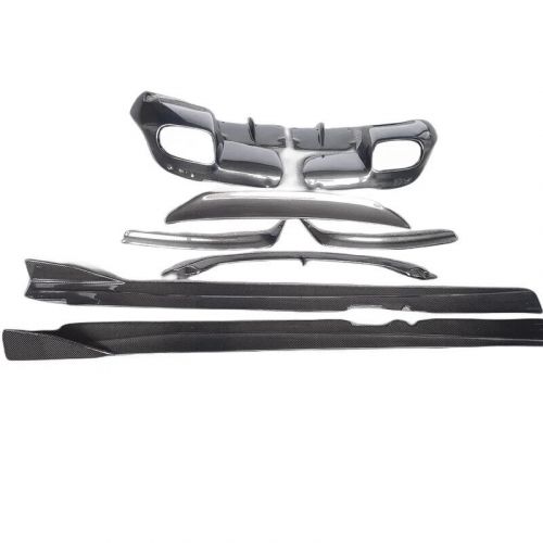 for F12 Upgrade R style Carbon fiber front and rear bumper spoiler hood body kit, US $1,635.00, image 3