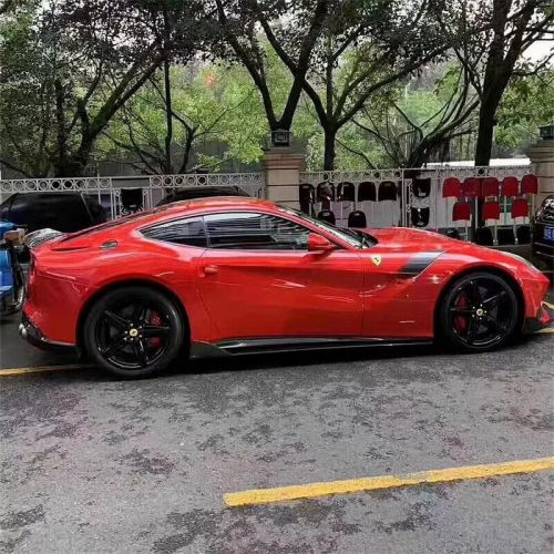 for F12 Upgrade R style Carbon fiber front and rear bumper spoiler hood body kit, US $1,635.00, image 6