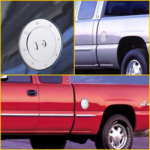 For 1999 2001 2000 2002-06 Chevy GMC Silverado Sierra Chrome Fuel Gas Door Cover, US $15.19, image 3