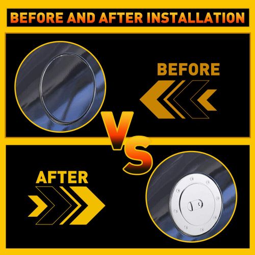 For 1999 2001 2000 2002-06 Chevy GMC Silverado Sierra Chrome Fuel Gas Door Cover, US $15.19, image 6