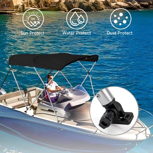 NEW 3 Bow Bimini Top Premium Range Boat Cover 6ft Long with Rear Poles 3 Colors, US $118.99, image 41