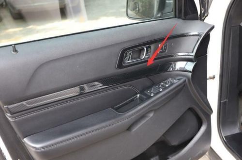 Inner Door Panel Fit For Ford Explorer 2011-2019 4PCS Cover Trim Carbon Fiber, US $135.04, image 6