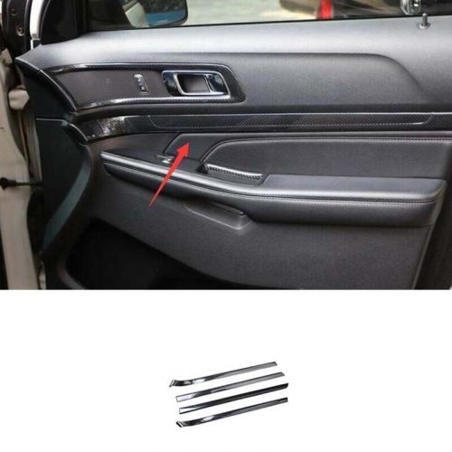 Inner Door Panel Fit For Ford Explorer 2011-2019 4PCS Cover Trim Carbon Fiber, US $135.04, image 7