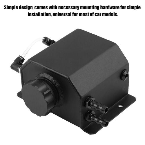 Car Modified 1L Alloy Aluminum Engine Oil Catch Can Breather Tank Bottle, US $37.12, image 2