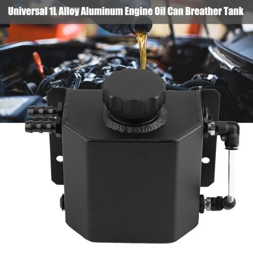 Car Modified 1L Alloy Aluminum Engine Oil Catch Can Breather Tank Bottle, US $37.12, image 7
