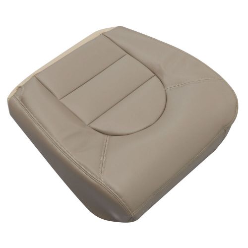 For 1999 2000 Ford F250 350 Lariat Driver & Passenger Leather Seat Cover Tan, US $105.30, image 11