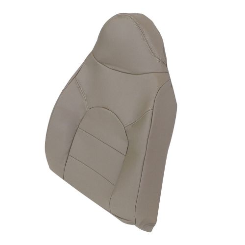 For 1999 2000 Ford F250 350 Lariat Driver & Passenger Leather Seat Cover Tan, US $105.30, image 12