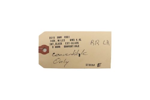 2012-2018 BMW 640I 650I F12 REAR LEFT WINDOW REGULATOR MOTOR CONVERTIBLE OEM #E, US $194.99, image 9