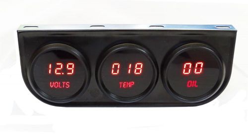 Intellitronx M9333r 3 Gauge Led Digital Panel 2 1 16Th, US $163.95, image 7