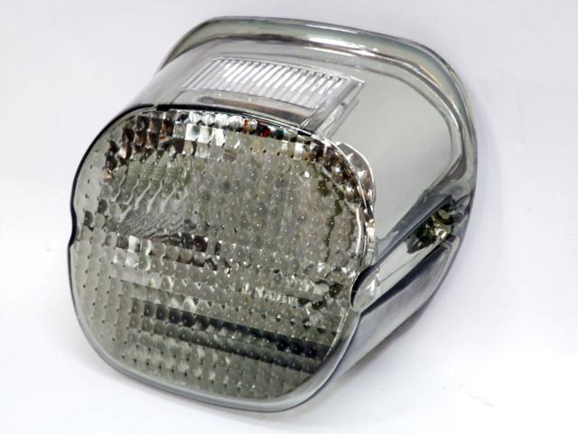 Smoke led tail brake light for harley fltr flht road glide king electra touring