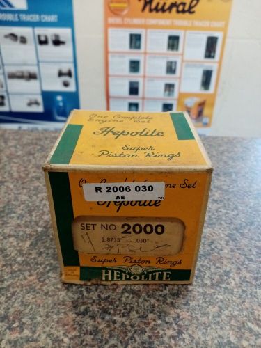 Singer piston ring set 1500sm 4ad hunter gazelle roadster 49/58 20 30 40 45 060"