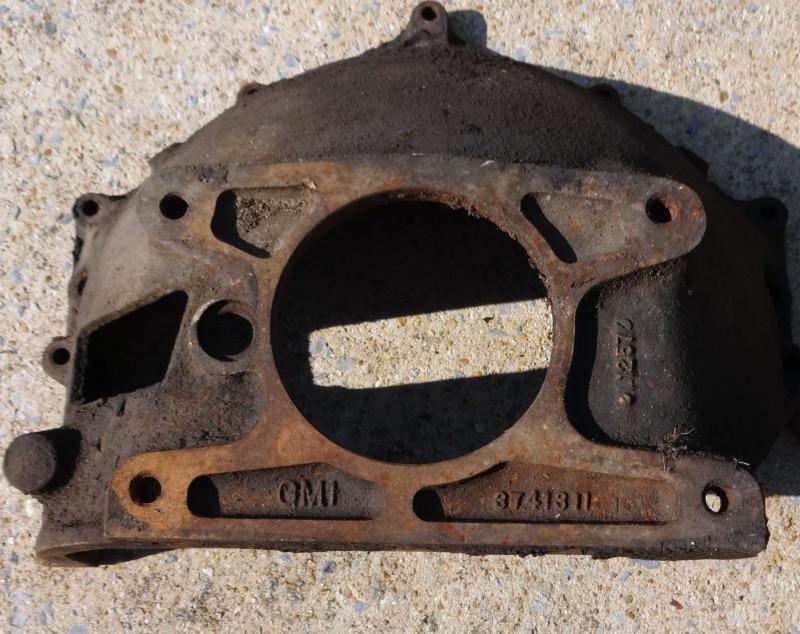1958 chevrolet 4 5/8" cast iron bell housing 3741311  l12 57   december 12 1957