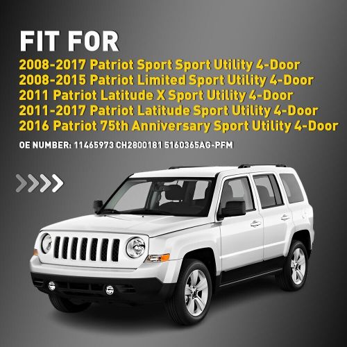 For Jeep Patriot 2008 - 2017 Driver Side Tail Light Assembly With Red 4 Bulbs, US $49.99, image 2