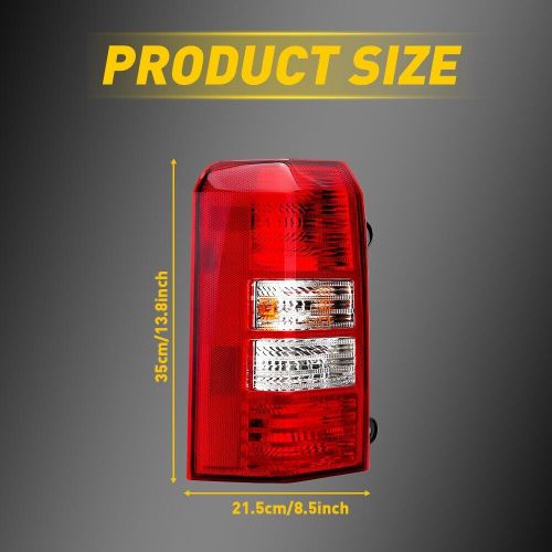For Jeep Patriot 2008 - 2017 Driver Side Tail Light Assembly With Red 4 Bulbs, US $49.99, image 5