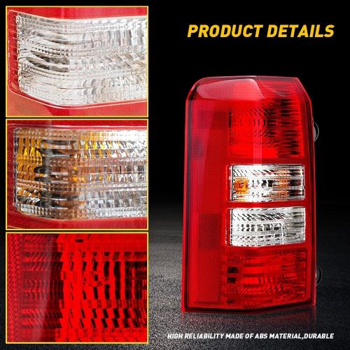 For Jeep Patriot 2008 - 2017 Driver Side Tail Light Assembly With Red 4 Bulbs, US $49.99, image 7