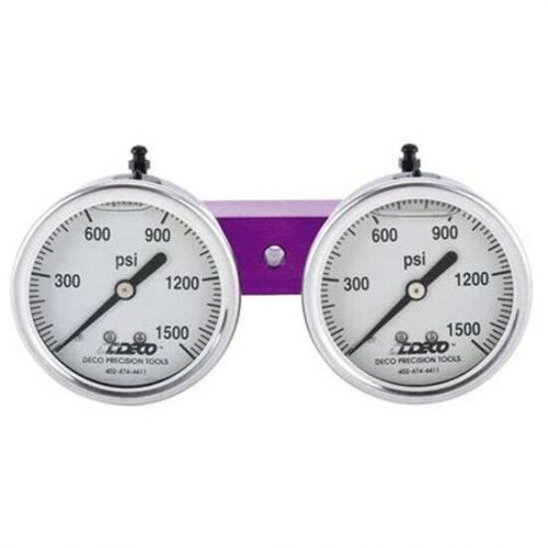Dual Brake Pressure Gauge, 0-1500 PSI, White Face, US $55.99, image 5