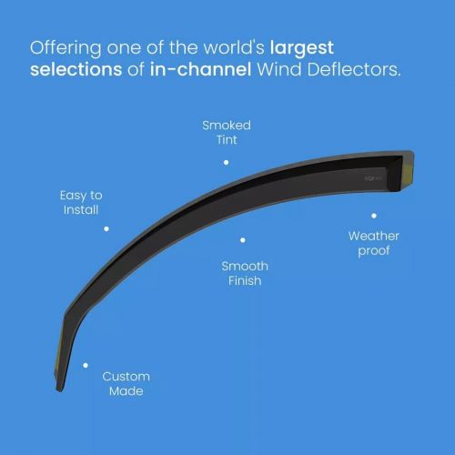 Land Rover Discovery MK4 2009-2016 5 Door SUV Wind Deflectors 4pc Tinted, US $, image 5