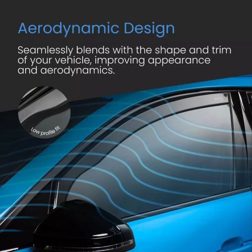 Land Rover Discovery MK4 2009-2016 5 Door SUV Wind Deflectors 4pc Tinted, US $, image 8