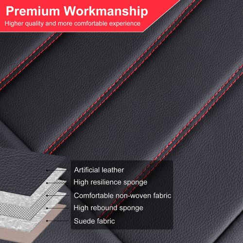 For Lexus Leather Car Seat Covers 2/5-Seats Front Rear Full Set Protectors Pad, US $79.99, image 12