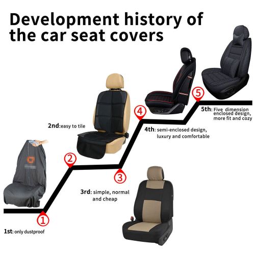 For Lexus Leather Car Seat Covers 2/5-Seats Front Rear Full Set Protectors Pad, US $79.99, image 16