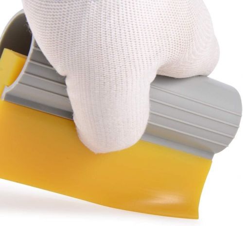 5.5 Inch Yellow Rubber Squeegee Vinyl Window Water Wiper Glass Scraper 2 Pack, US $12.21, image 5