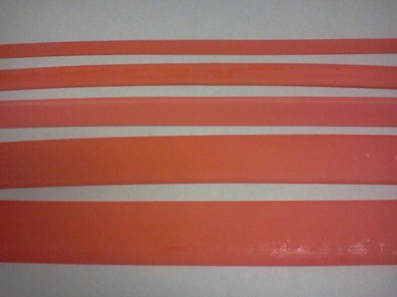 5 - 48" pieces (20') heat shrink tubing  assort. red auto car truck motorcycle