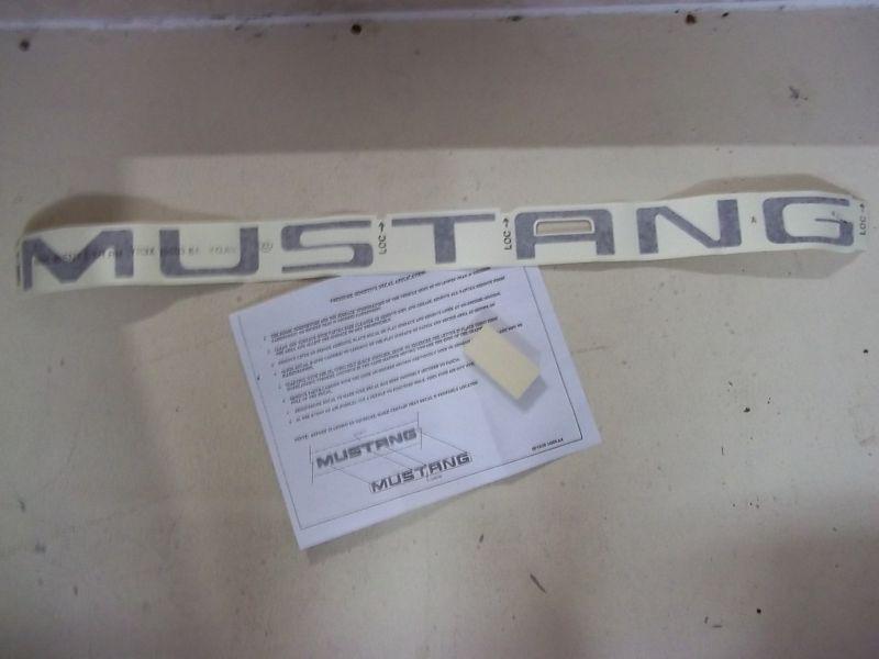 1999 2000 2001 2002 2003 2004 ford mustang rear bumper lettering black