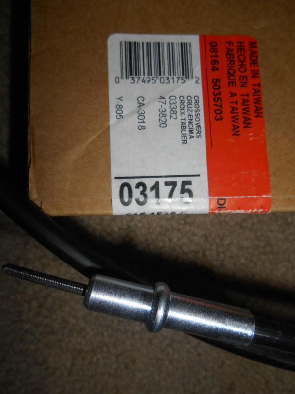 Automotive Speedometer Cable 031575 Crossovers 6 Feet Long New, US $15.99, image 3