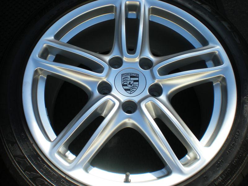 Porsche panamera original 19"  turbo  wheels and tires, -  panamera  wheels