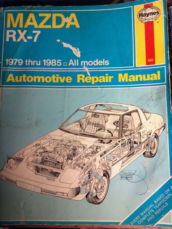 Haynes repair manual #460 for 1979 - 1985 mazda rx7 all models 