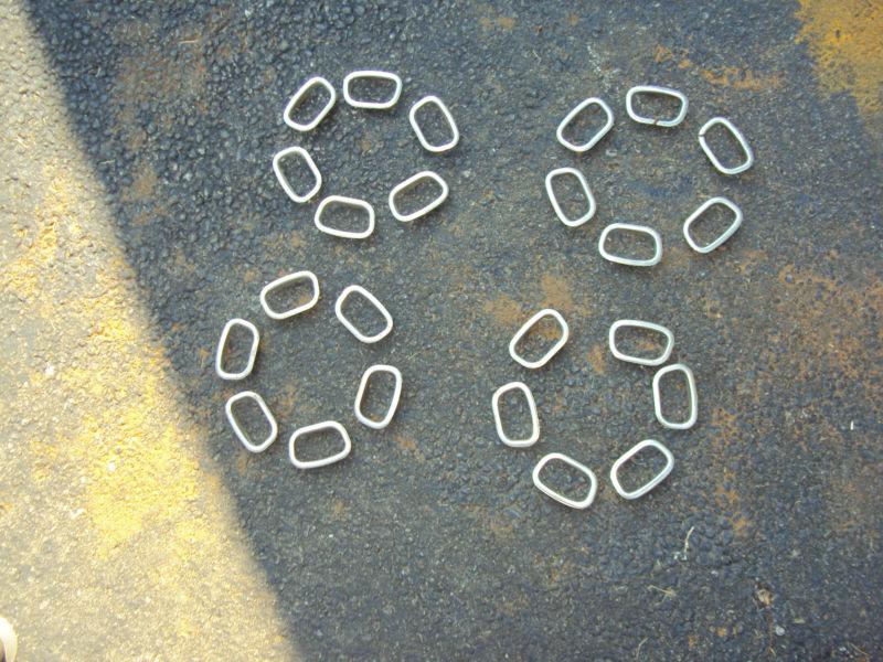 Ss camaro z28 chevelle nova impala wheel inserts set of 24 for four ralley rims