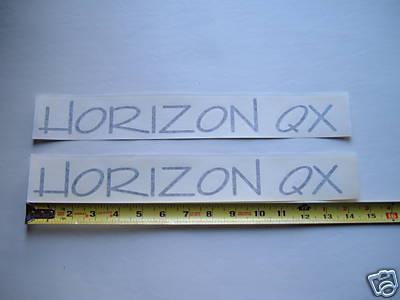 Four winns boat horizon qx marine factory logos stickers decals graphic rx
