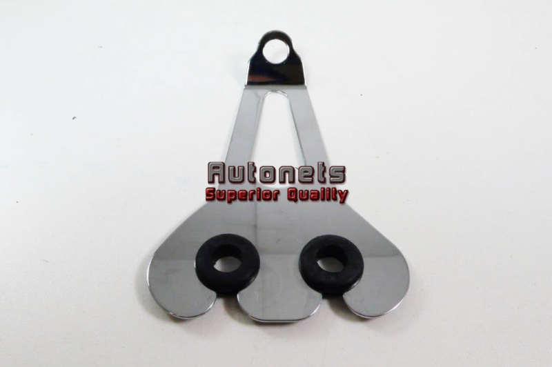 Chrome steel wire loom spark plug divider valve cover universal fit 2 wire