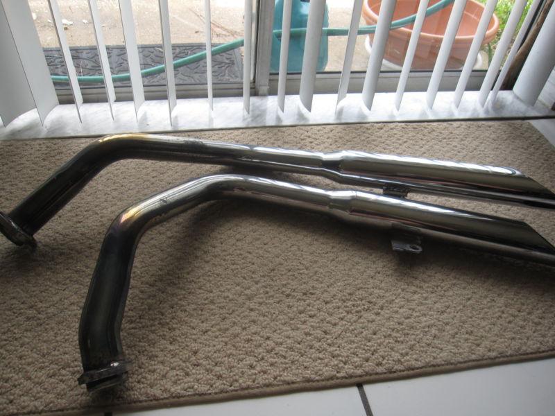 Set of harley sportster exhaust pipes