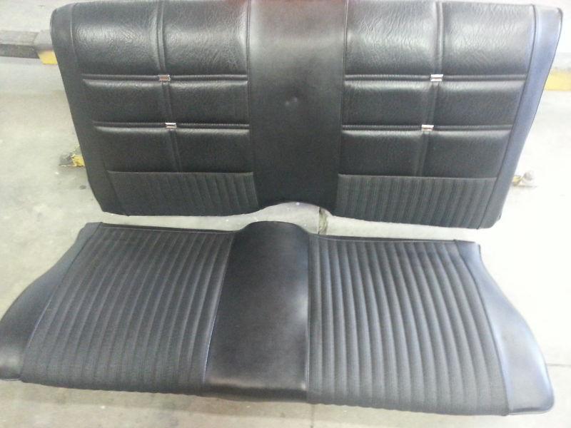 Ford Mustang Converible Front Rear Seats Complete VERY NICE 1969 69 70 Black, US $99.00, image 5