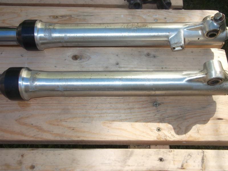 Sell 1977 77 76 Suzuki rm250 rm 250 fork forks shocks front end