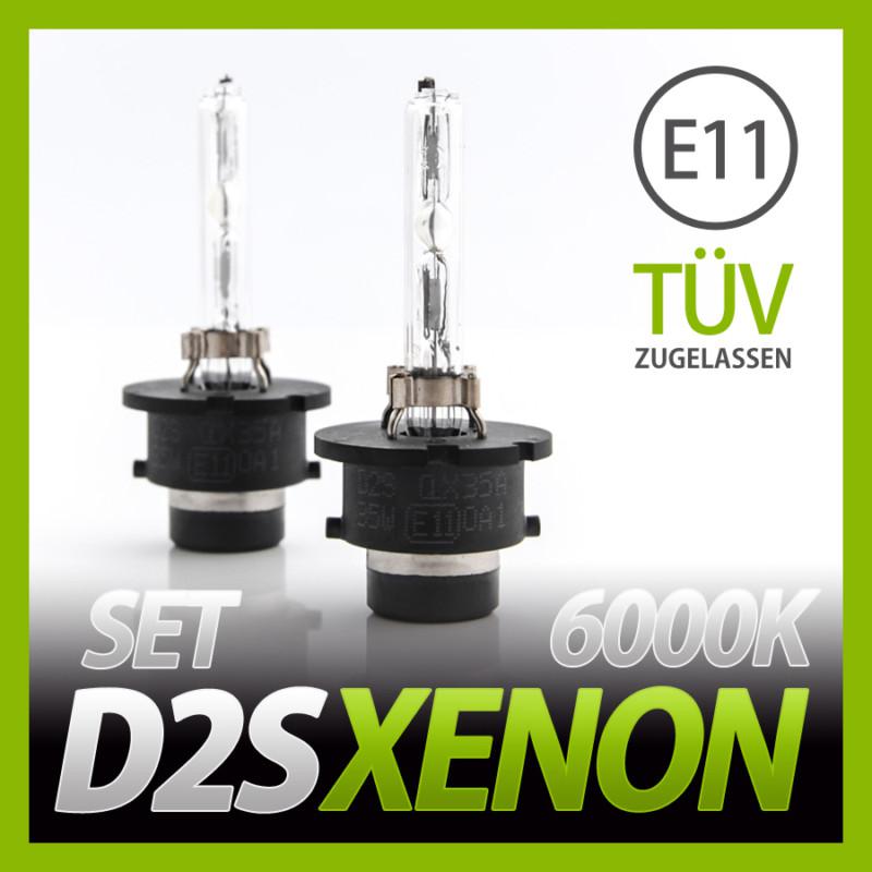 Volkswagen sharan set of 2 xenon burners d2s 6000k e-mark e11 85122