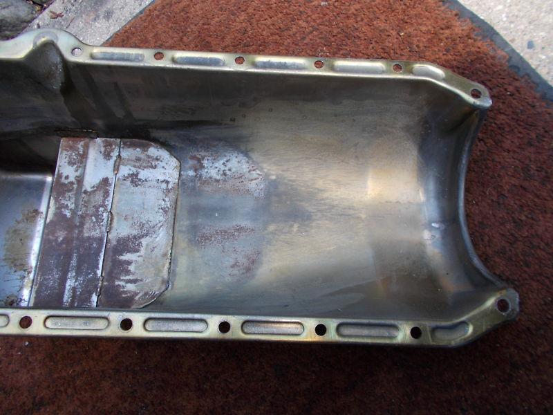 Sell MILODON 7 Quart 283 327 350 Oil Pan SBC 55 56 57 Chevy Bel Air Driver Side Stick in