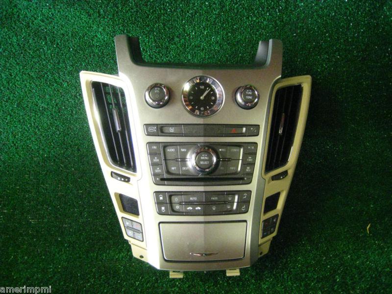 2008 cadillac cts dash console radio navigation dvd heater control panel