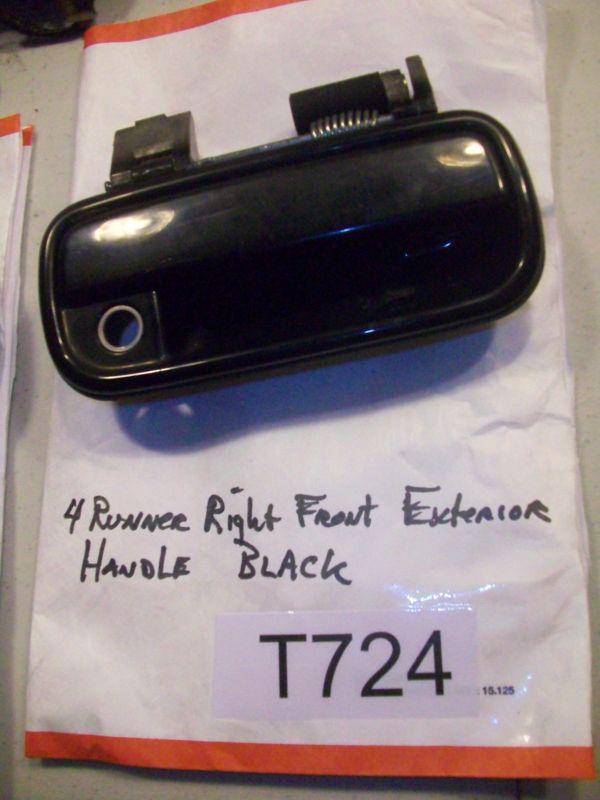 1997 1998 1999 2000  4 runner right front exterior handle  black  oem #t724