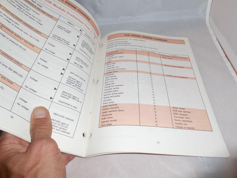 1987 Ford Car & light truck Diesel engine features manual 2.0L 2.3L 6.9L service, US $10.00, image 5