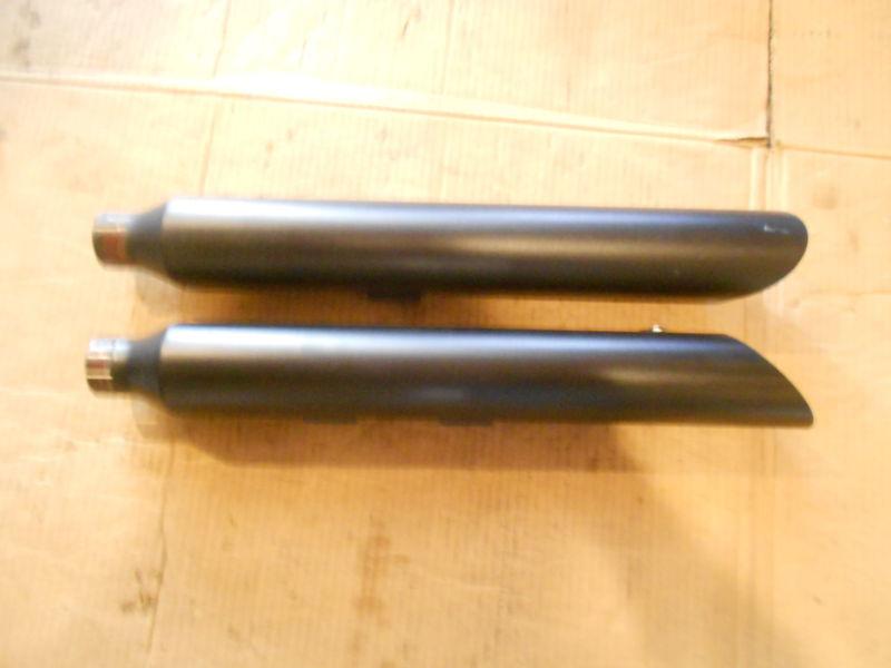 Harley davidson dyna black mufflers