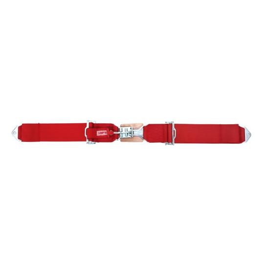 New simpson red bolt-in lap belt, latch/link-pull down