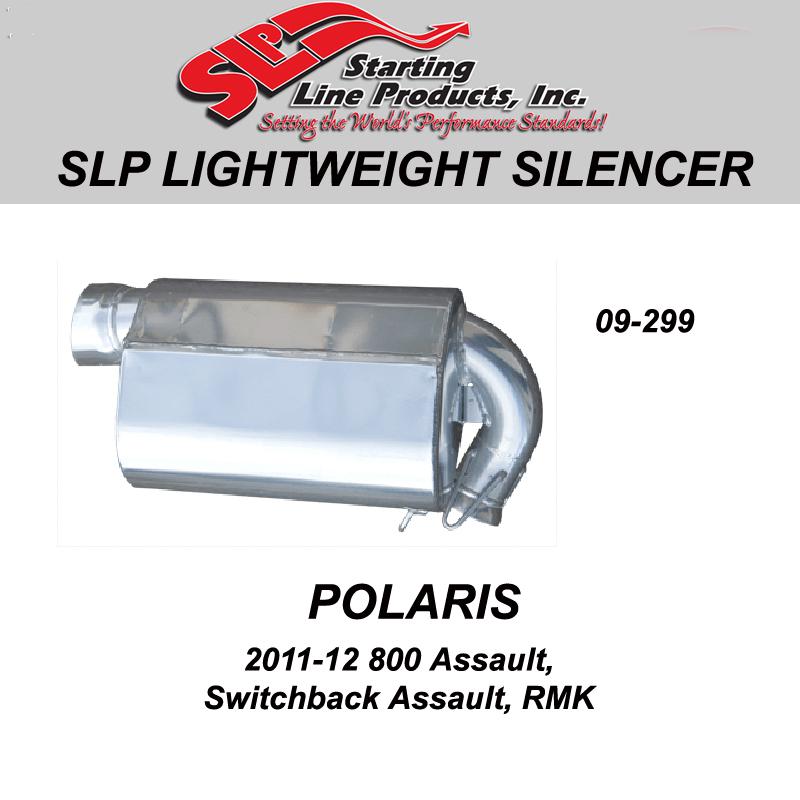 Polaris 2011-12 800 assault, switchback assault, rmk slp lightweight silencer