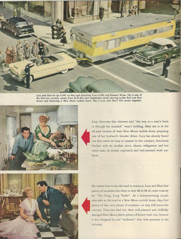 Sell 1953 New moon travel trailer original factory sales catalogue in