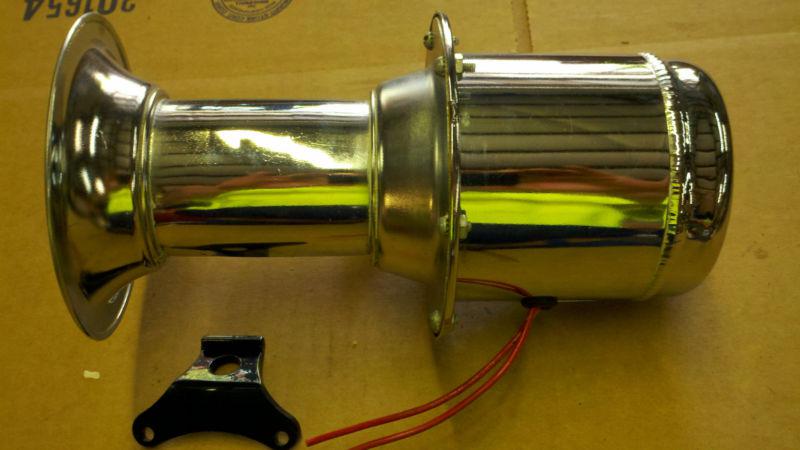 Model a hoohga horn, 6v, chrome, new in box