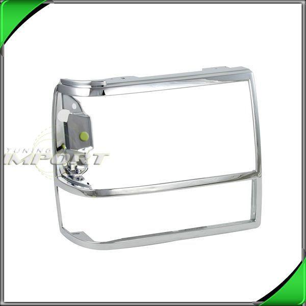 91-94 fd ranger explorer right head light lamp chrome frame bracket bezel shell