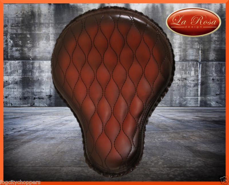 La rosa design 16" bad ass solo seat antique shedron hourglass tuk n roll