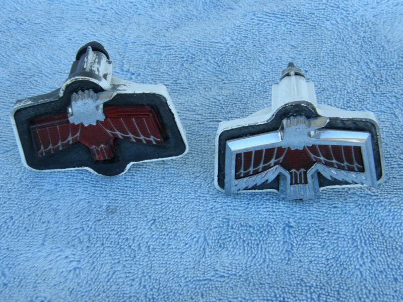 1969 trans am firebird 1/4 panel marker lights 1 year only nice free ship low 48