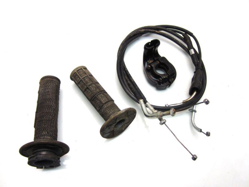 Sell 0007 DRZ400 DRZ DRZ KLX 400 Throttle Cables Guide Tube & Grip in